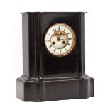 Natural stone table clock with Barrard & Vignion timepiece