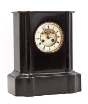 Natural stone table clock with Barrard & Vignion timepiece
