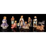 10 Goebel Hummel nativity figures