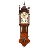 Frisian tail clock with cutwork decoration in hood