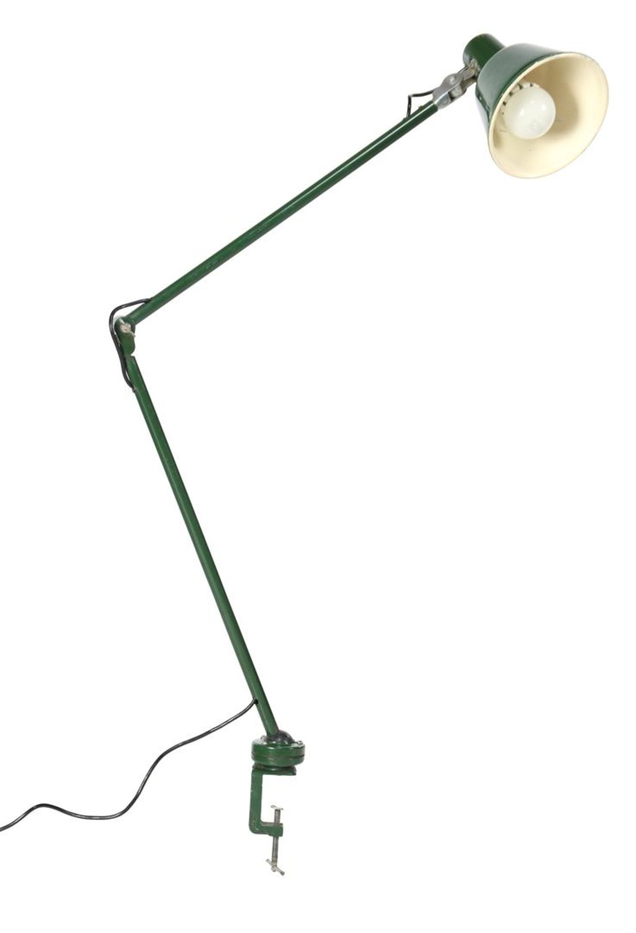 Adjustable metal clamp lamp