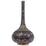 Cloisonne pointed vase