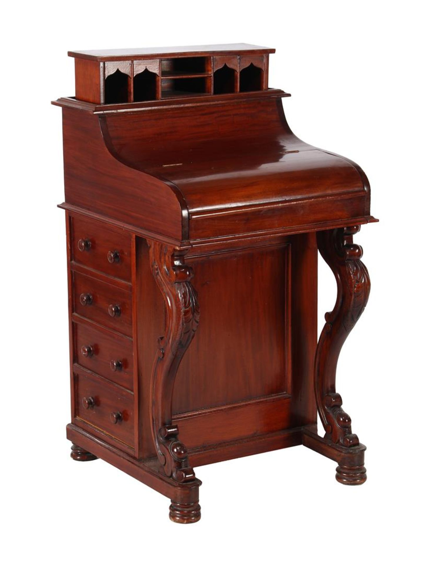 Mahogany Davenpor fter antique