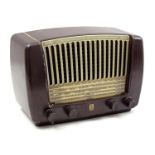 Philips radio in bakelite case