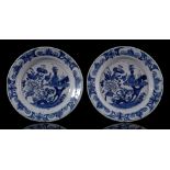2 Delft blue dishes