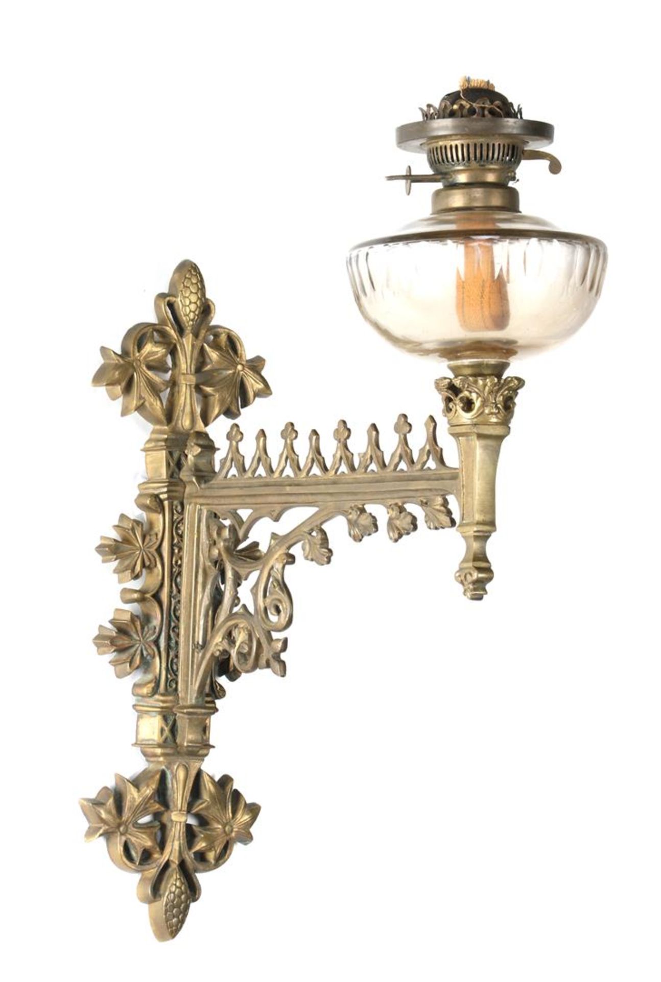 Neo-Gothic oil wall lamp