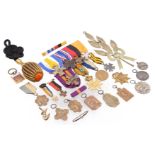 Lot of various tokens and medals