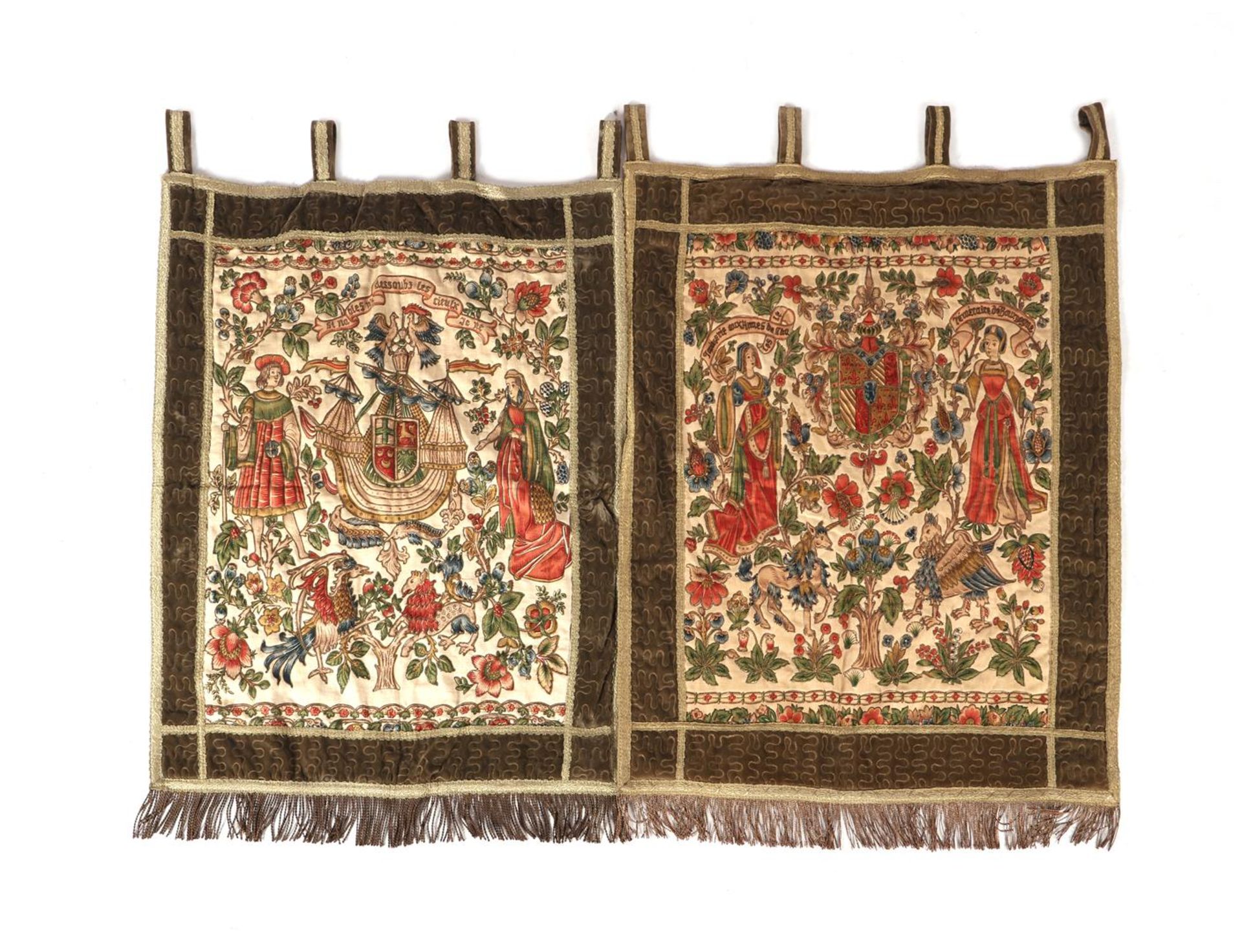 2 classical French tapestries