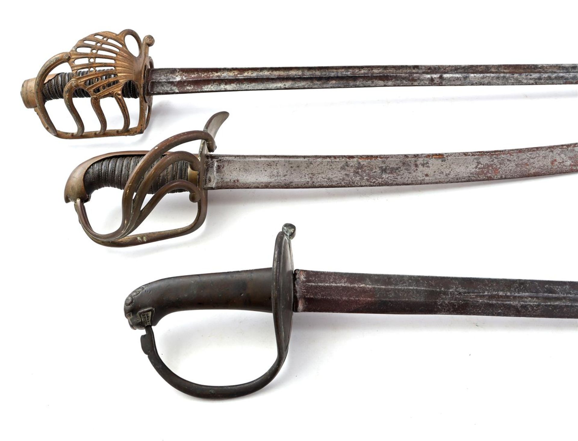 3 sabres without sheaths - Image 2 of 2