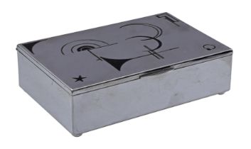 Metal cigar box