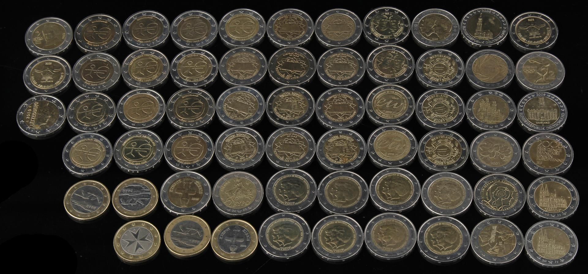 Lot Various Euro coins