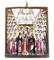 Russian icon, Saints of Kiev