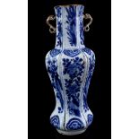 Porcelain hexagonal vase, Kangxi
