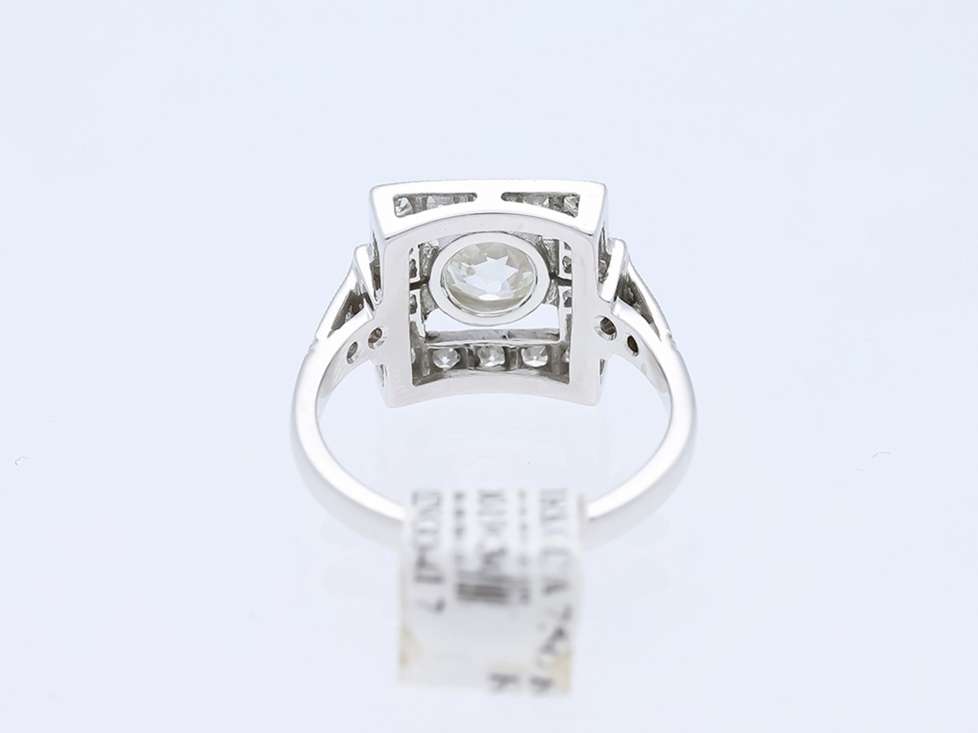 Ring in 750 white gold with 29 diamonds - Image 3 of 6