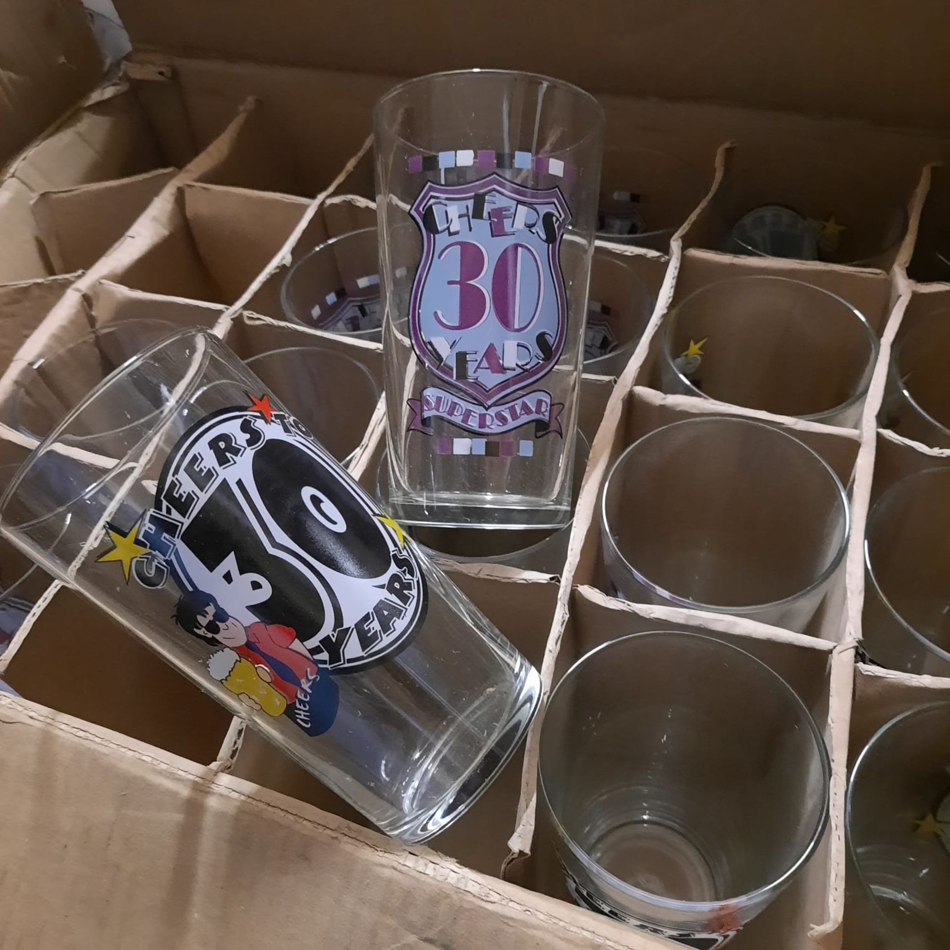 X 30 PINT GLASSES - NEW & BOXED. COLLECTION ONLY.