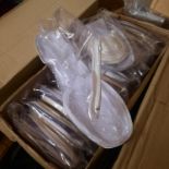 X 30 CLEAR PLASSTIC SHOES - IDEAL FOR WETROOM & SWIMMINGPOOLS -NEW.