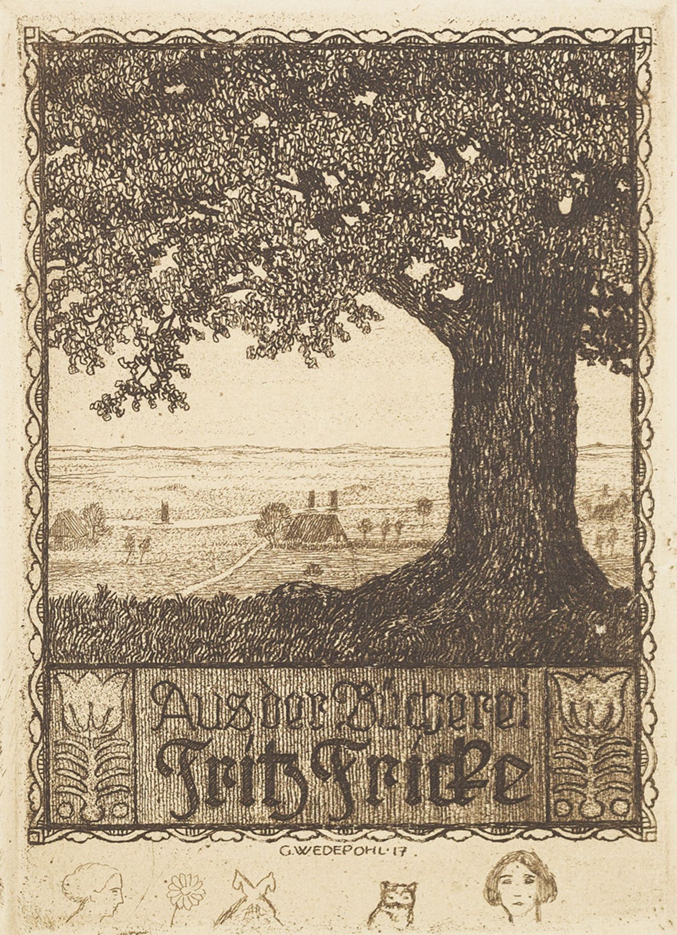 Exlibris. – Sammlung, - Bild 2 aus 5