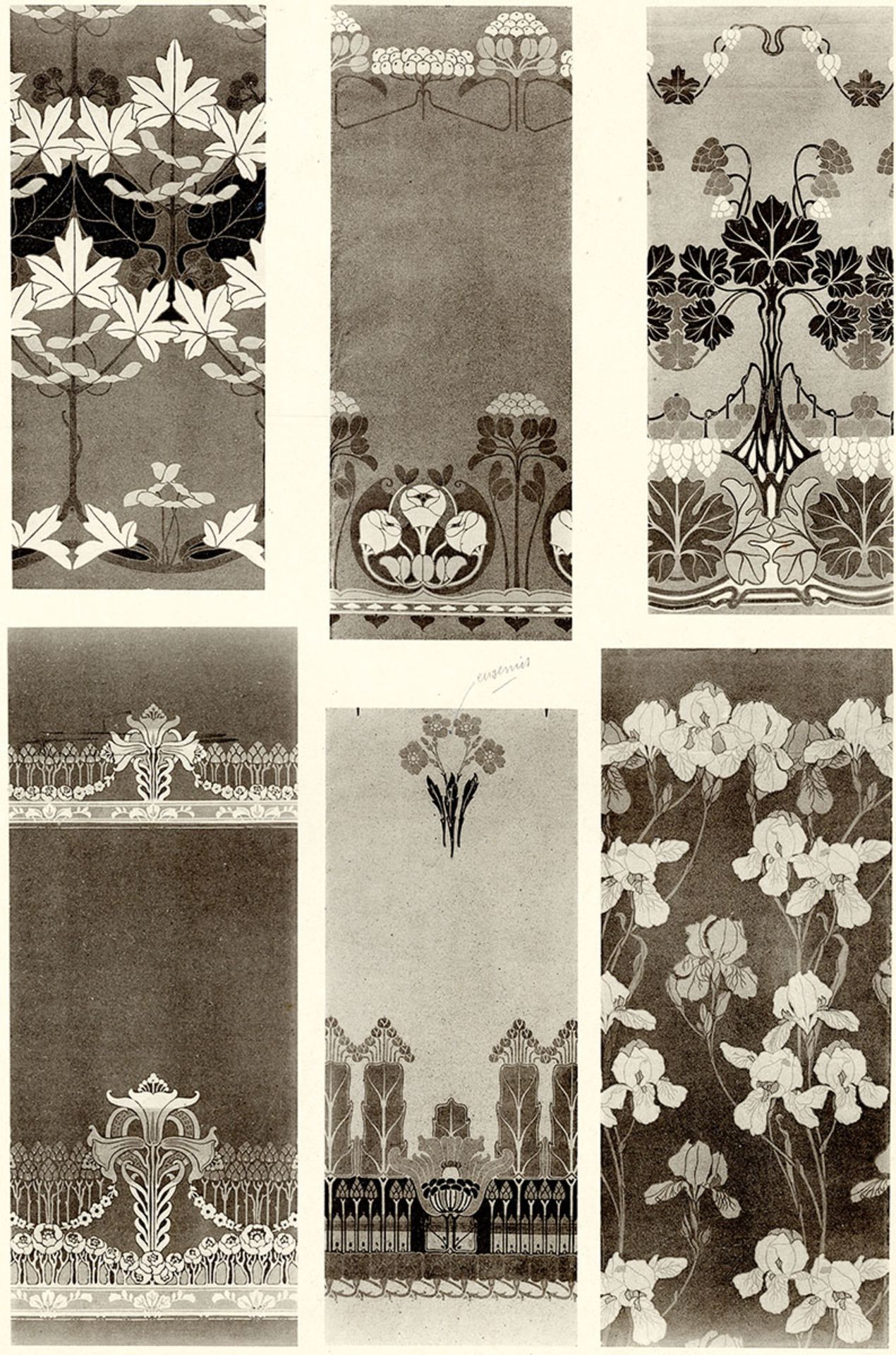 Jugendstil. – Motifs de décoration plane.