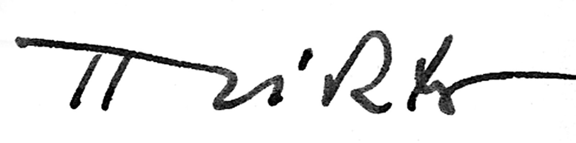 Autograph. – Hans Richter