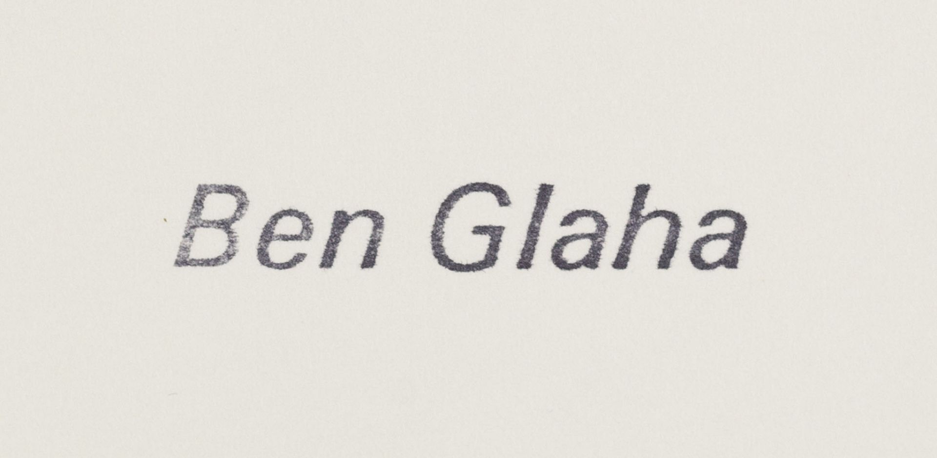 Ben Glaha 1899-1979 - Bild 2 aus 2