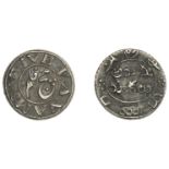 East India Company, Madras Presidency, Reformation 1807-18, silver Five Fanams, first issue,...