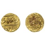 East India Company, Bombay Presidency, Early coinages: Mughal style, gold Mohur in the name...
