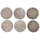 East India Company, Bengal Presidency, Benares Mint: First phase, silver Rupees (3), in the...