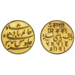 East India Company, Bengal Presidency, European Minting, Soho, gilt-copper Pattern Proof Pic...