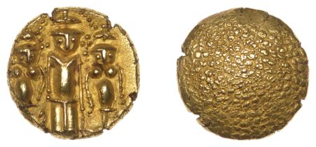 East India Company, Madras Presidency, Early coinages, gold Pagoda, c. 1691-1740, Fort St Da...