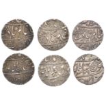 East India Company, Bengal Presidency, Benares Mint: First phase, silver Rupees (3), in the...