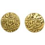 East India Company, Bengal Presidency, Benares Mint: First phase, gold Mohur in the name of...