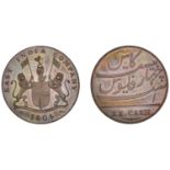 East India Company, Madras Presidency, European Minting, 1803-8, Soho, bronzed-copper Proof...