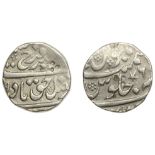 East India Company, Madras Presidency, Early coinages: Mughal style, silver Rupee, in the na...