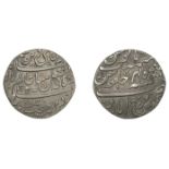 East India Company, Bengal Presidency, Farrukhabad: Third phase, silver Half-Rupee in the na...
