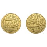 East India Company, Bengal Presidency, Patna Mint: Second milled issue, gold Half-Mohur in t...