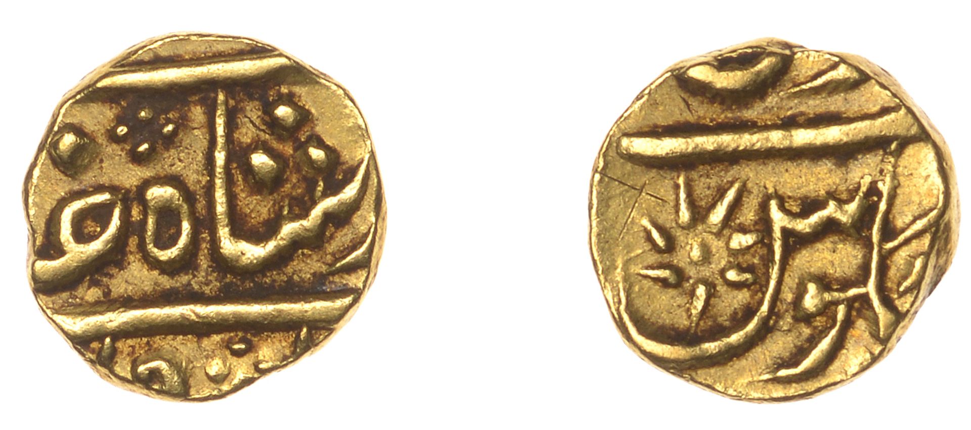 East India Company, Bombay Presidency, Later coinages: Moghul style, gold Rupee or Fifteenth...