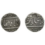 East India Company, Bombay Presidency, Early coinages: Mughal style, silver Half-Rupee in th...