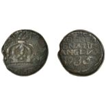 East India Company, Bombay Presidency, Early coinages: English design, copper Double-Pice in...