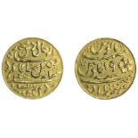 East India Company, Bengal Presidency, A jeweller's copy of a Murshidabad gold Mohur, yr 19,...