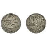 East India Company, Bengal Presidency, A jeweller's copy of a Murshidabad silver Quarter-Moh...