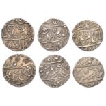 East India Company, Bengal Presidency, Benares Mint: First phase, silver Rupees (3), in the...