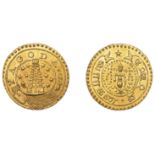 East India Company, Madras Presidency, Reformation 1807-18, gold Pagoda, second issue, type...