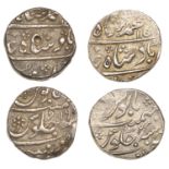 East India Company, Bombay Presidency, Early coinages: Mughal style, silver Rupees (2), in t...