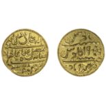 East India Company, Bengal Presidency, A jeweller's copy of a Murshidabad gold Mohur, yr 19,...