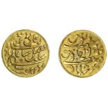 East India Company, Bengal Presidency, A jeweller's copy of a Murshidabad gold Mohur, yr 19,...