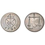 East India Company, Bombay Presidency, European Minting, 1791-4, Soho, copper Half-Pice or 2...