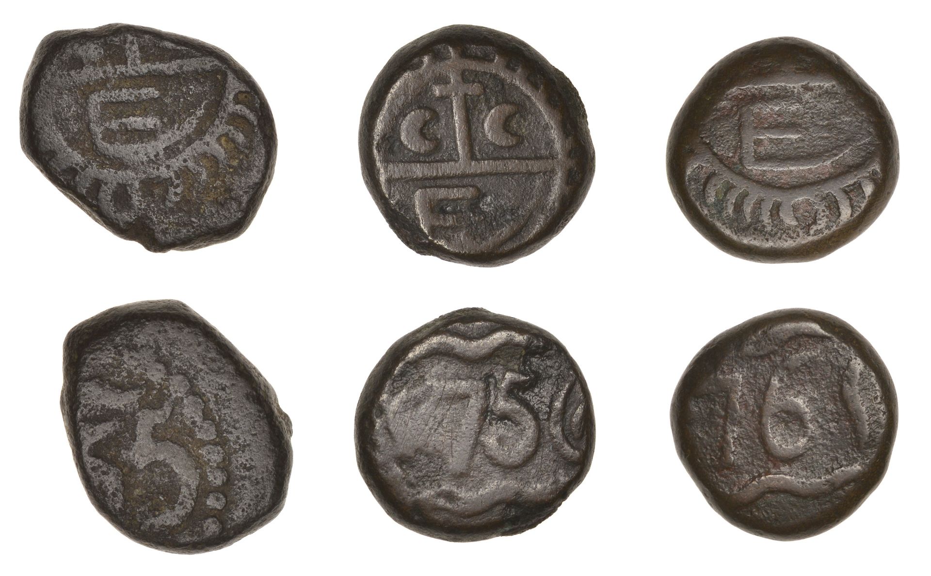 East India Company, Madras Presidency, Early coinages, copper Dudus or 10 Cash (3), second i...