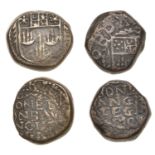 East India Company, Bombay Presidency, Early coinages: English design, copper Copperoons (2)...