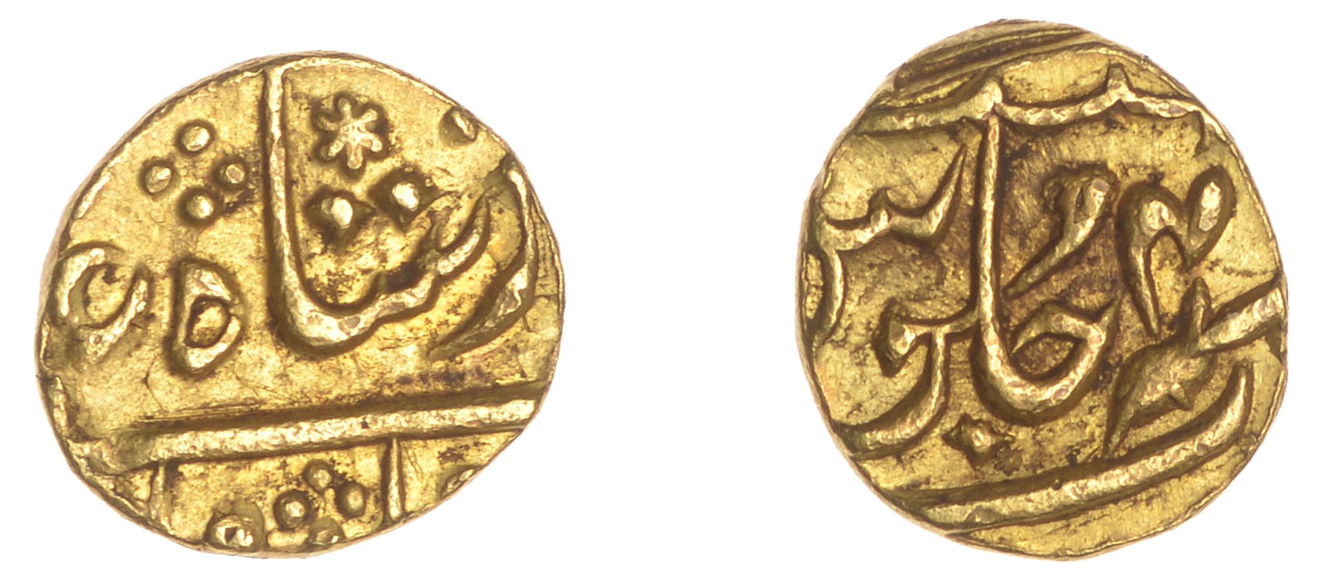 East India Company, Bombay Presidency, Later coinages: Moghul style, gold Rupee or Fifteenth...