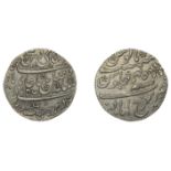 East India Company, Bengal Presidency, Farrukhabad: Third phase, silver Half-Rupee in the na...